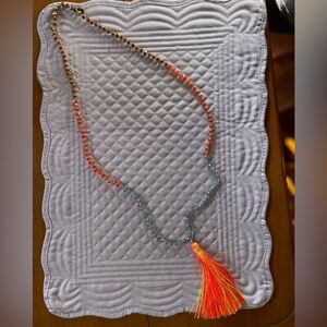 Zacasha Crystal Necklace with Tassel